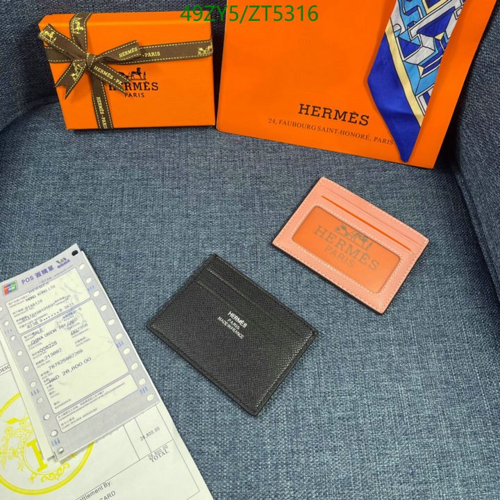 Hermes Bag-(4A)-Wallet-,Code: ZT5316,$ 64USD