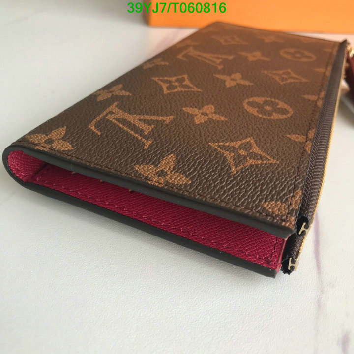 LV Bags-(4A)-Wallet-,Code: T060816,$ 51USD