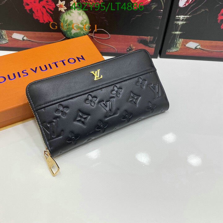 LV Bags-(4A)-Wallet-,Code: LT4886,$ 64USD