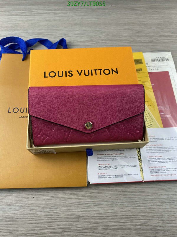 LV Bags-(4A)-Wallet-,Code: LT9055,$ 51USD