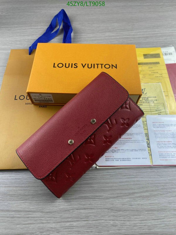 LV Bags-(4A)-Wallet-,Code: LT9058,$ 59USD