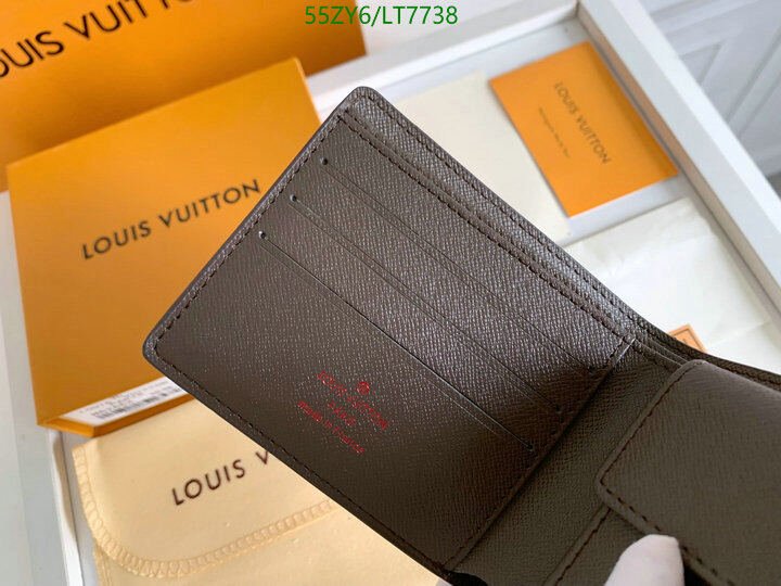 LV Bags-(4A)-Wallet-,Code: LT7738,$ 72USD