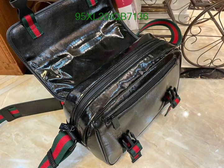 Gucci Bag-(4A)-Diagonal- Code: QB7136 $ 124USD