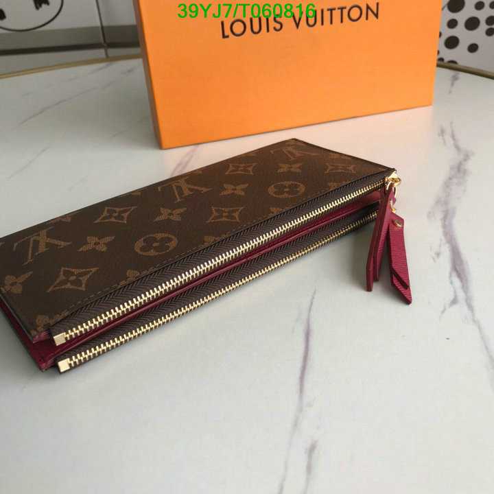 LV Bags-(4A)-Wallet-,Code: T060816,$ 51USD