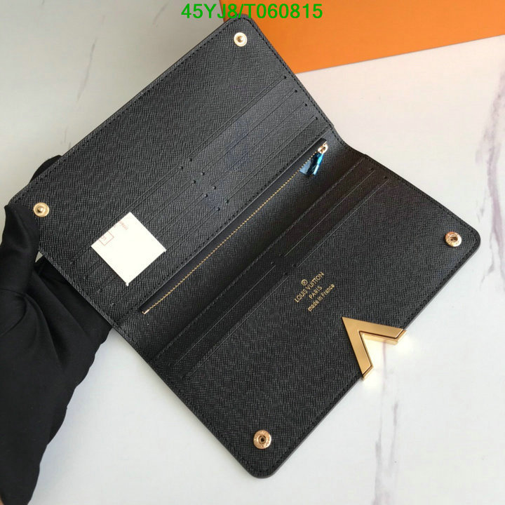 LV Bags-(4A)-Wallet-,Code: T060815,$ 55USD