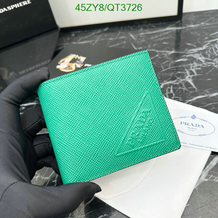 Prada Bag-(4A)-Wallet- Code: QT3726 $ 59USD