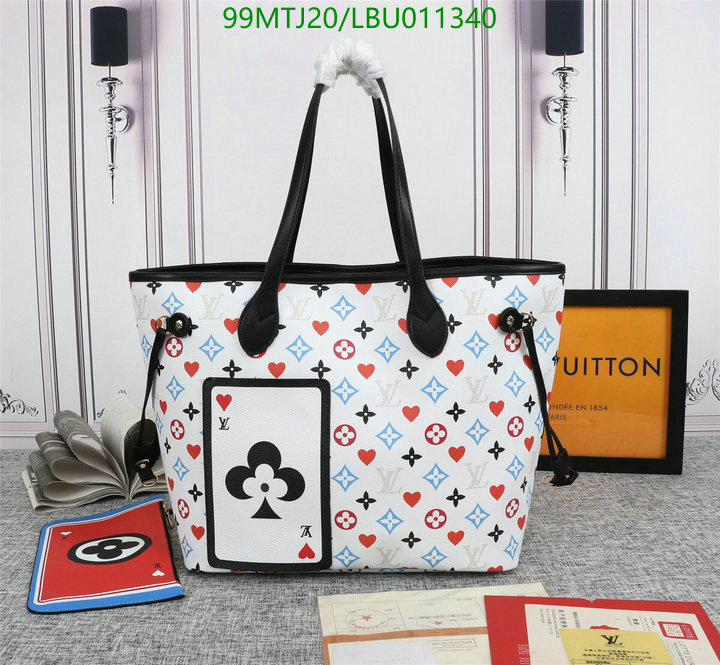 LV Bags-(4A)-Neverfull-,Code: LBU011340,$ 129USD