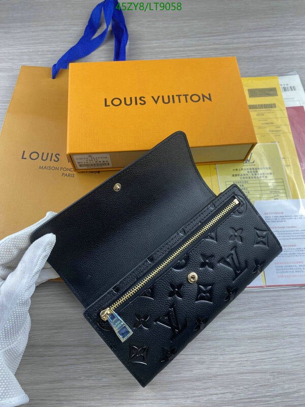 LV Bags-(4A)-Wallet-,Code: LT9058,$ 59USD