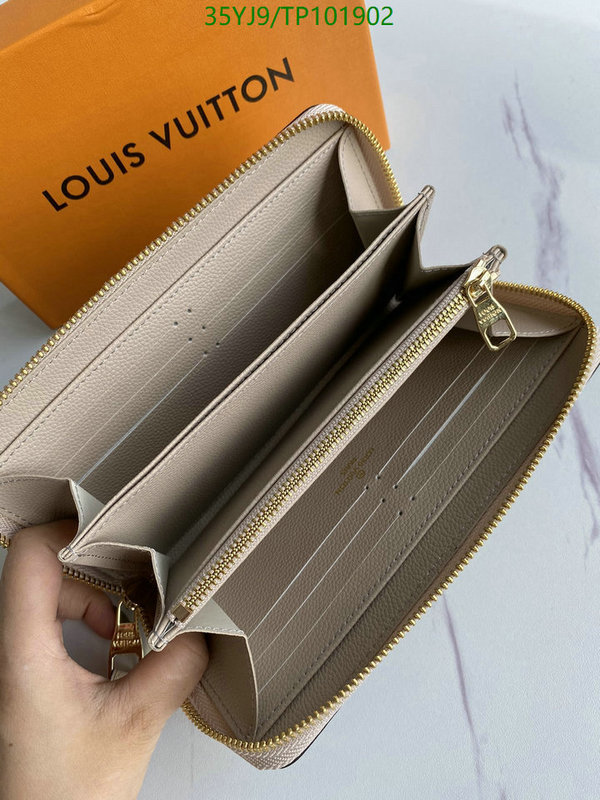 LV Bags-(4A)-Wallet-,Code: TP101902,$ 51USD