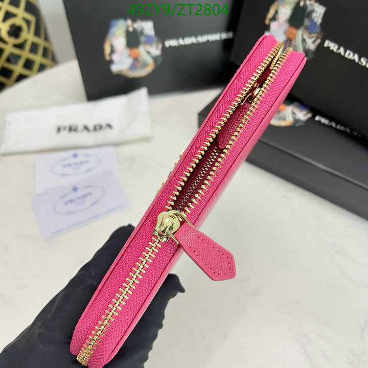 Prada Bag-(4A)-Wallet- Code: ZT2804 $ 64USD