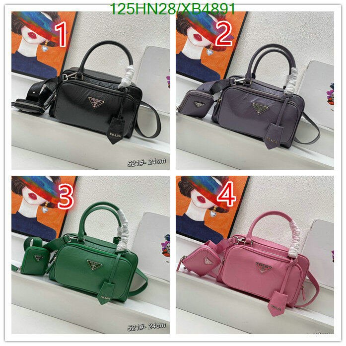 Prada Bag-(4A)-Handbag- Code: XB4891 $ 163USD