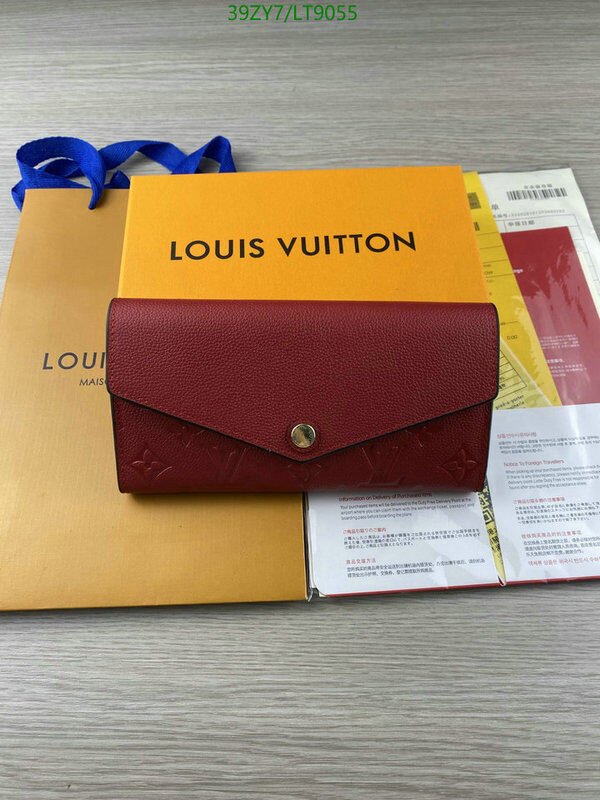 LV Bags-(4A)-Wallet-,Code: LT9055,$ 51USD