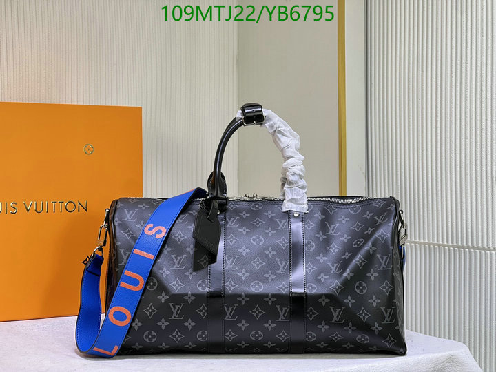 LV Bags-(4A)-Keepall BandouliRe 45-50-,Code: YB6795,$ 142USD