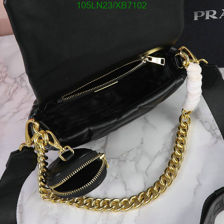 Prada Bag-(4A)-Diagonal- Code: XB7102 $ 137USD