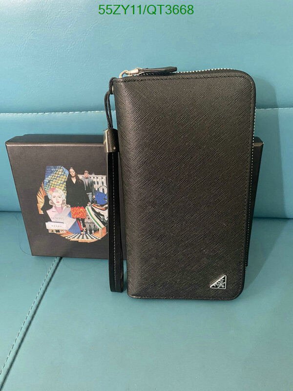 Prada Bag-(4A)-Wallet- Code: QT3668 $ 72USD