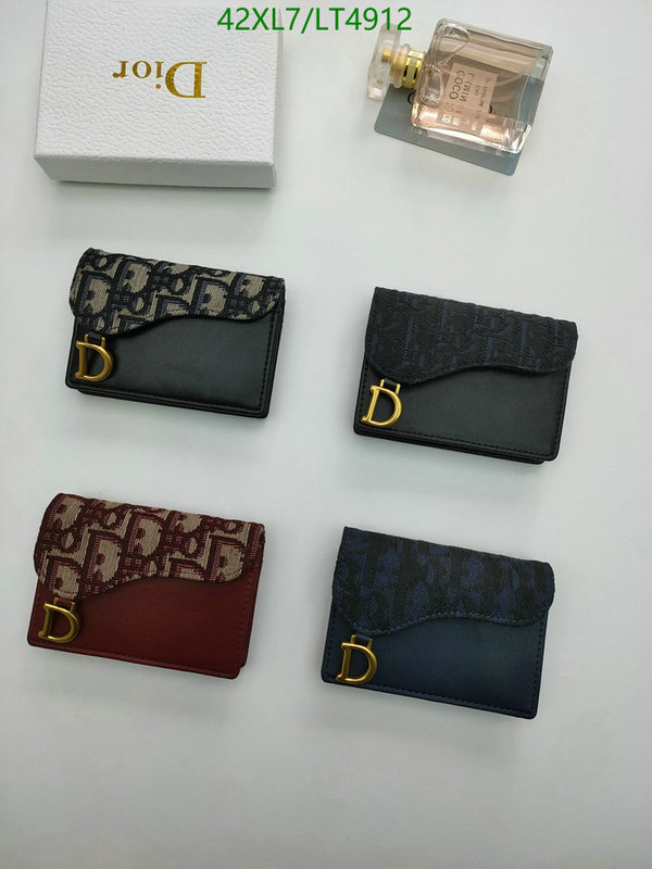 Dior Bags-(4A)-Wallet- Code: LT4912 $ 55USD
