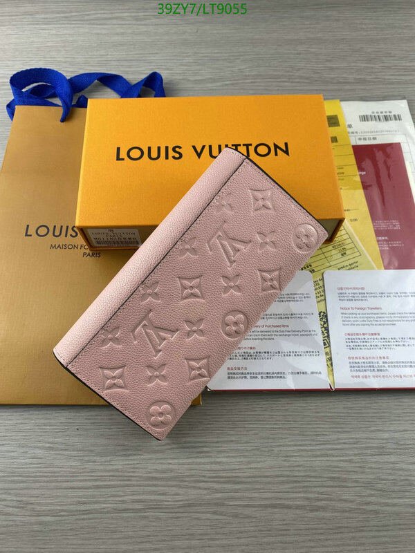 LV Bags-(4A)-Wallet-,Code: LT9055,$ 51USD