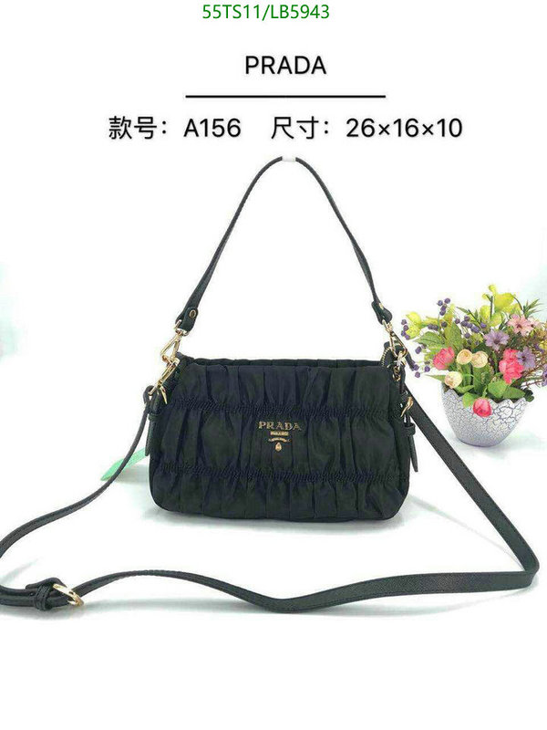 Prada Bag-(4A)-Handbag- Code: LB5943 $ 72USD