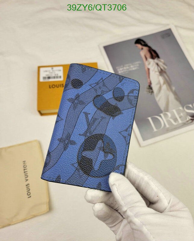 LV Bag-(4A)-Wallet- Code: QT3706 $ 51USD