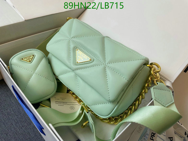 Prada Bag-(4A)-Diagonal-,Code: LB715,$ 116USD