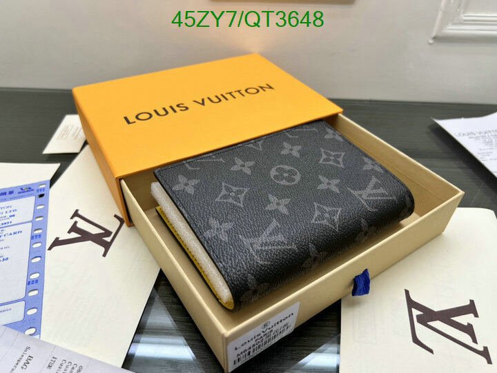 LV Bag-(4A)-Wallet- Code: QT3648 $ 59USD