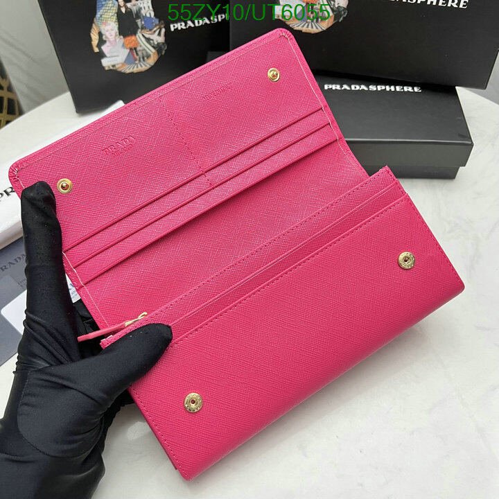 Prada Bag-(4A)-Wallet- Code: UT6055 $ 72USD