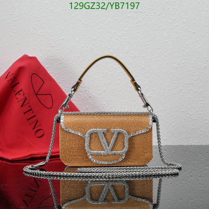 Valentino Bag-(4A)-LOC-V Logo ,Code: YB7197,$ 168USD