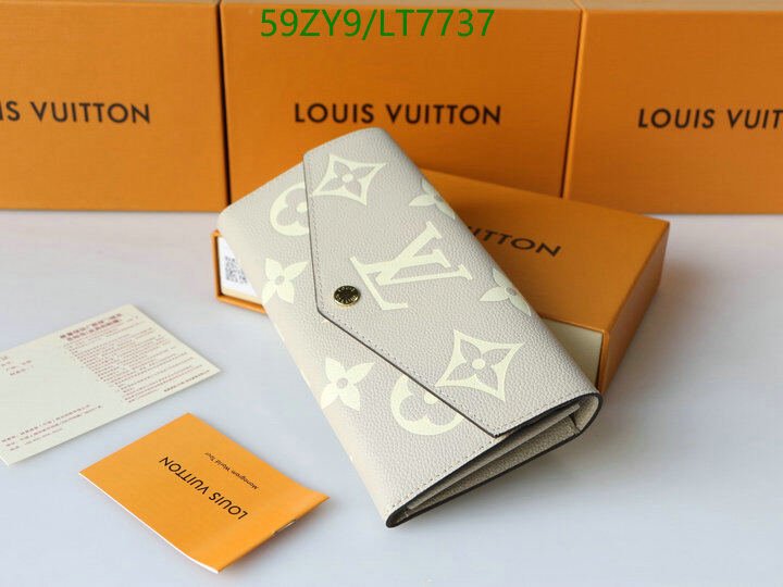 LV Bags-(4A)-Wallet-,Code: LT7737,$ 77USD