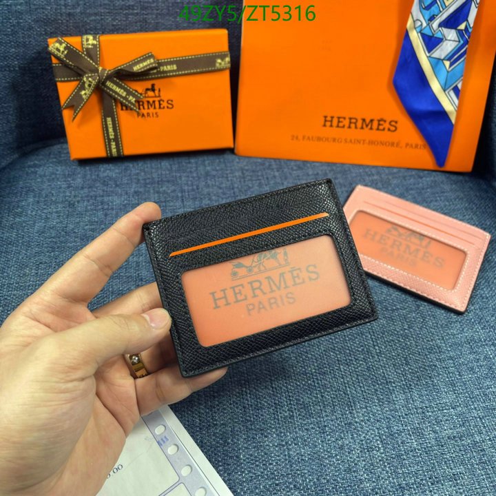 Hermes Bag-(4A)-Wallet-,Code: ZT5316,$ 64USD