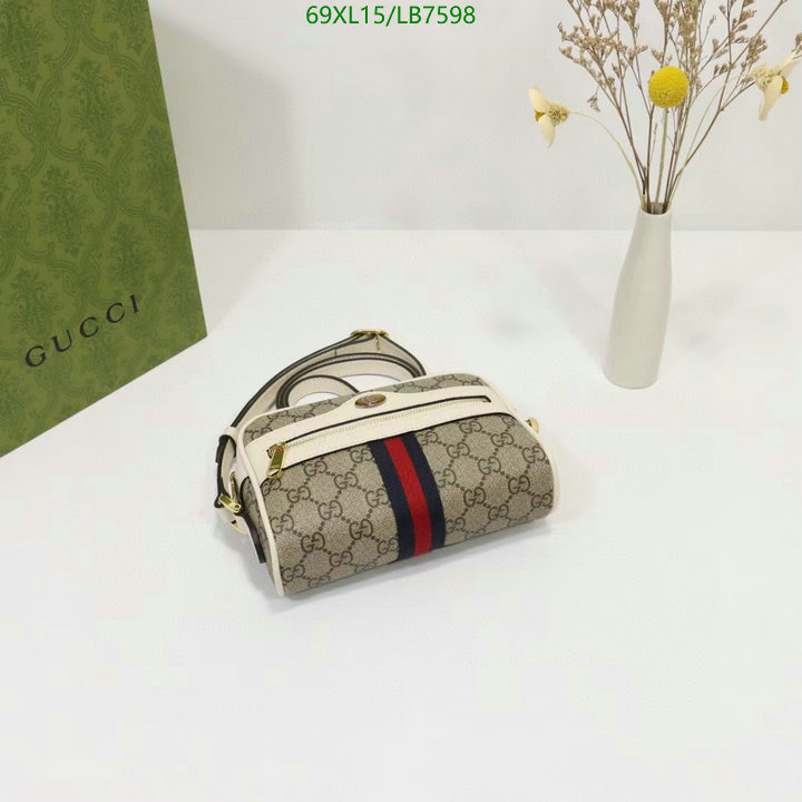 Gucci Bag-(4A)-Ophidia-G,Code: LB7598,$ 90USD