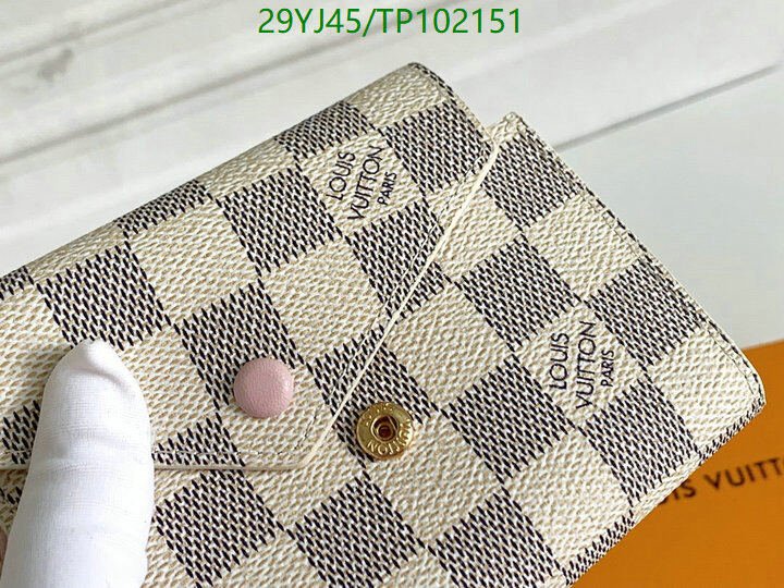 LV Bags-(4A)-Wallet-,Code: TP102151,$ 38USD