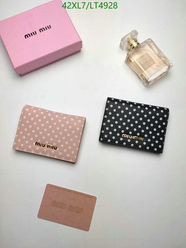 Miu Miu Bag-(4A)-Wallet-,Code: LT4928,$ 55USD