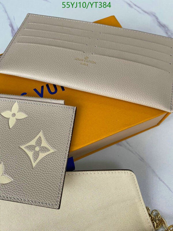 LV Bags-(4A)-Wallet-,Code: YT384,$ 72USD