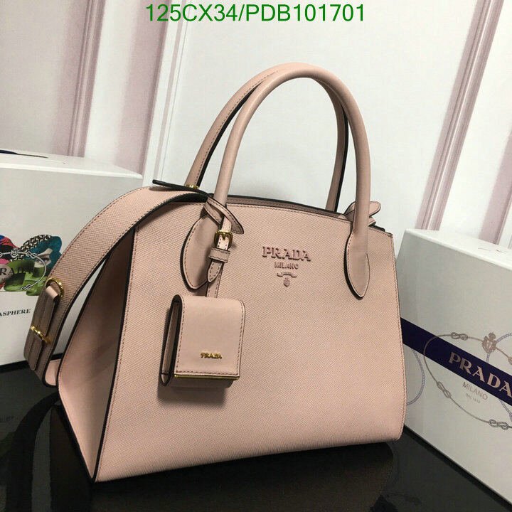 Prada Bag-(4A)-Handbag-,Code: PDB101701,$ 163USD