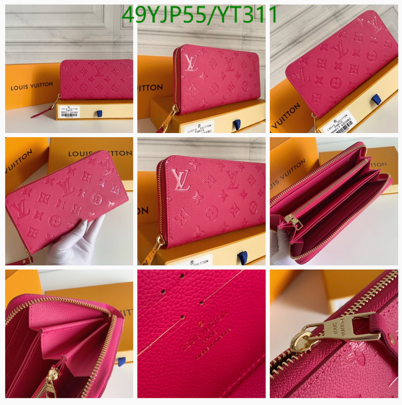 LV Bags-(4A)-Wallet-,Code: YT311,$ 64USD