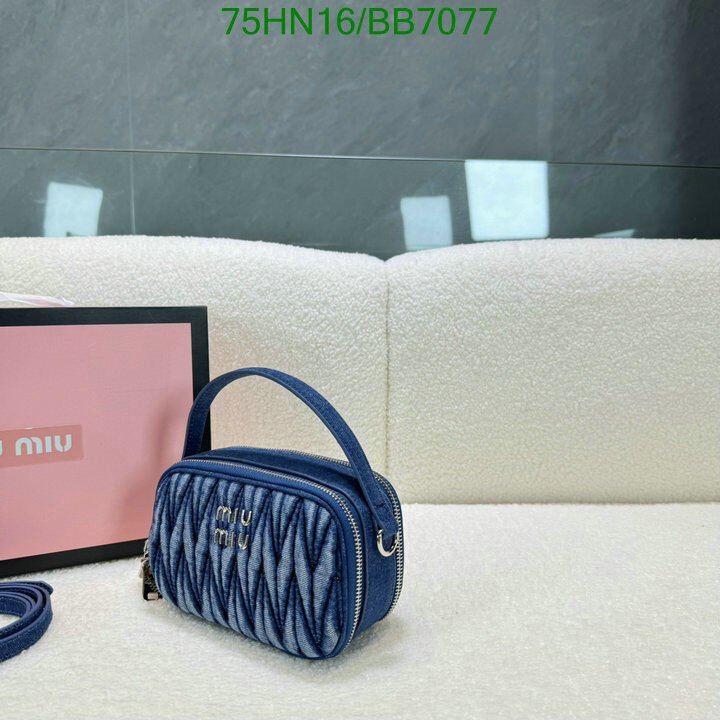 Miu Miu Bag-(4A)-Crossbody- Code: BB7077 $ 98USD