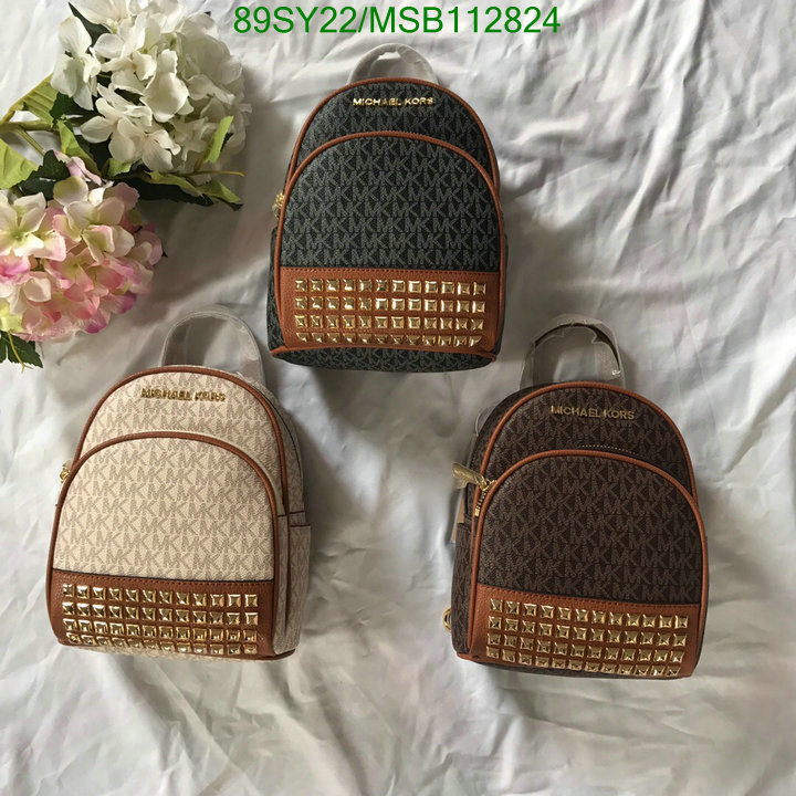 Michael Kors Bag-(4A)-Backpack-,Code: MSB112824,$ 116USD