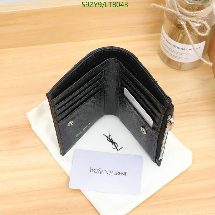 YSL Bag-(4A)-Wallet-,Code: LT8043,$ 77USD