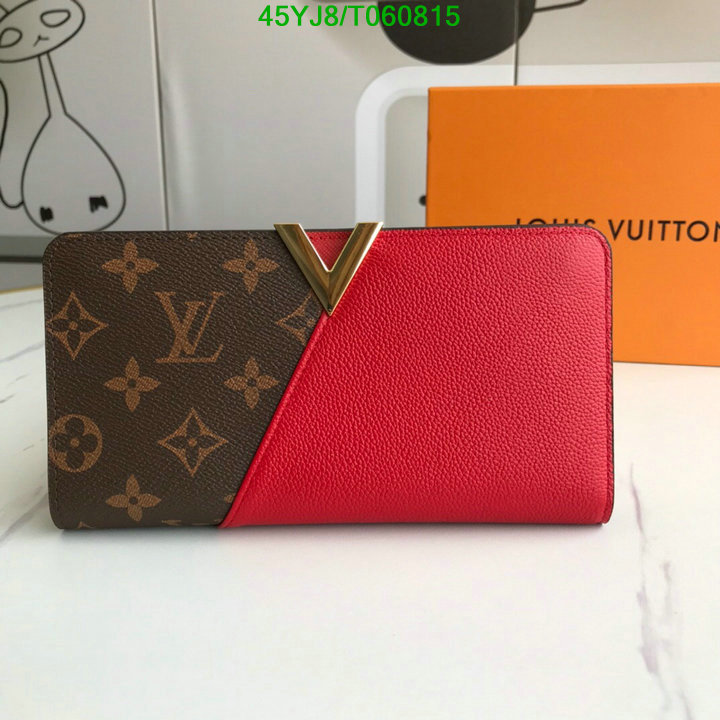 LV Bags-(4A)-Wallet-,Code: T060815,$ 55USD