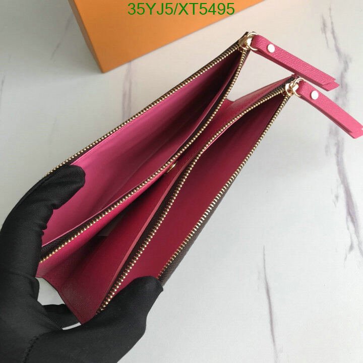 LV Bags-(4A)-Wallet-,Code: XT5495,$ 46USD