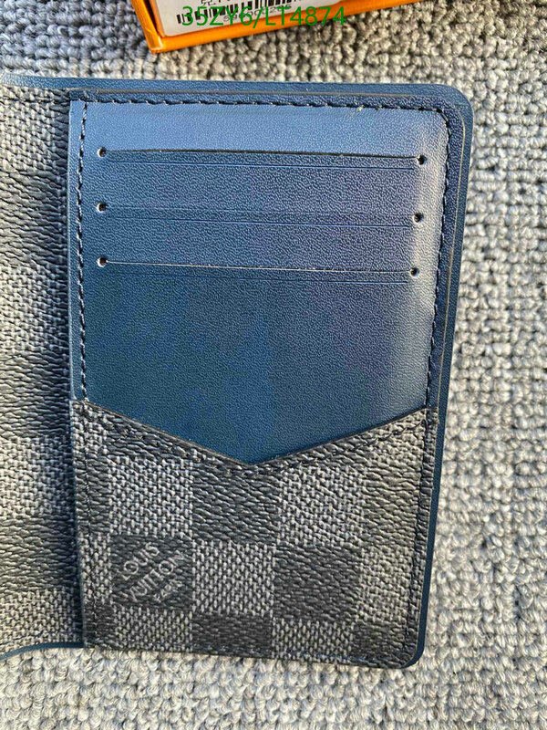 LV Bags-(4A)-Wallet-,Code: LT4874,$ 46USD