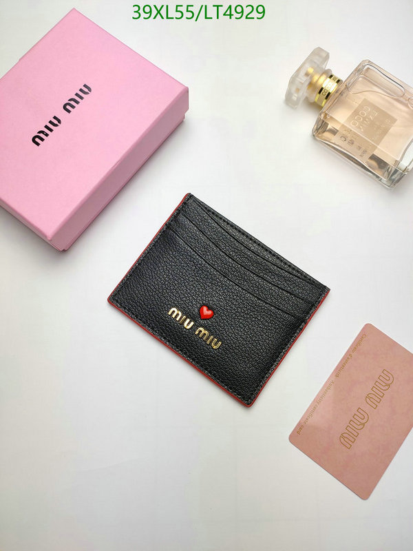 Miu Miu Bag-(4A)-Wallet-,Code: LT4929,$ 51USD