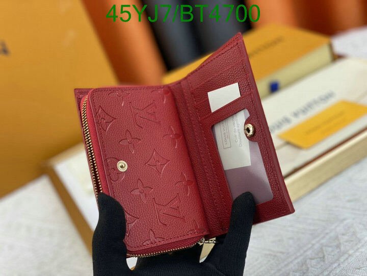 LV Bag-(4A)-Wallet- Code: BT4700 $ 59USD