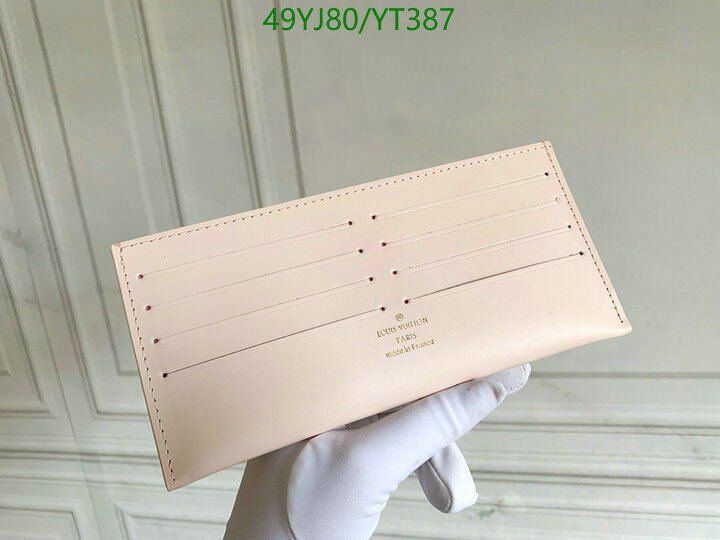 LV Bags-(4A)-Wallet-,Code: YT387,$ 64USD