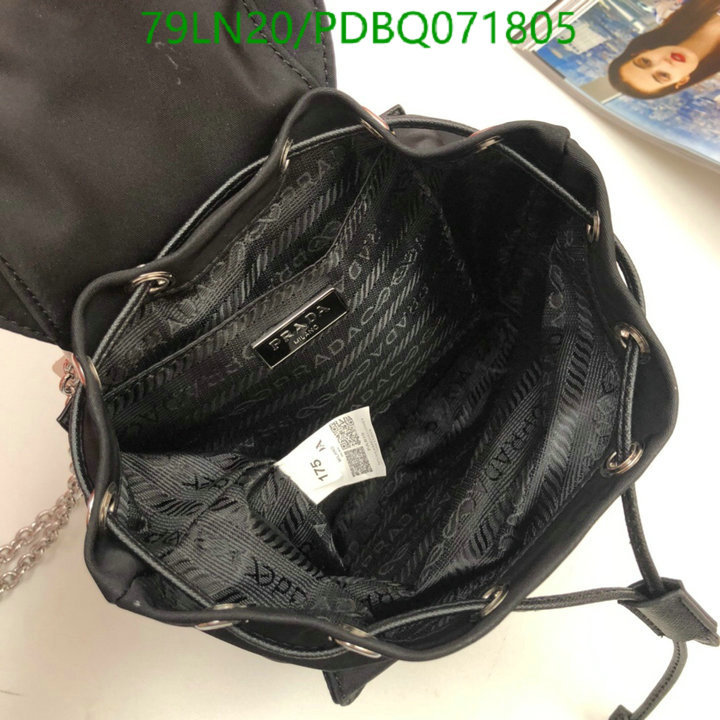 Prada Bag-(4A)-Backpack-,Code:PDBQ071805,$ 155USD