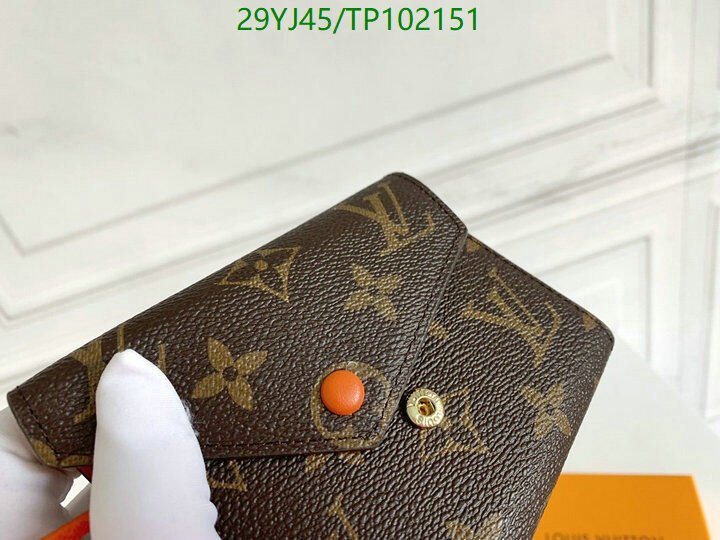 LV Bags-(4A)-Wallet-,Code: TP102151,$ 38USD