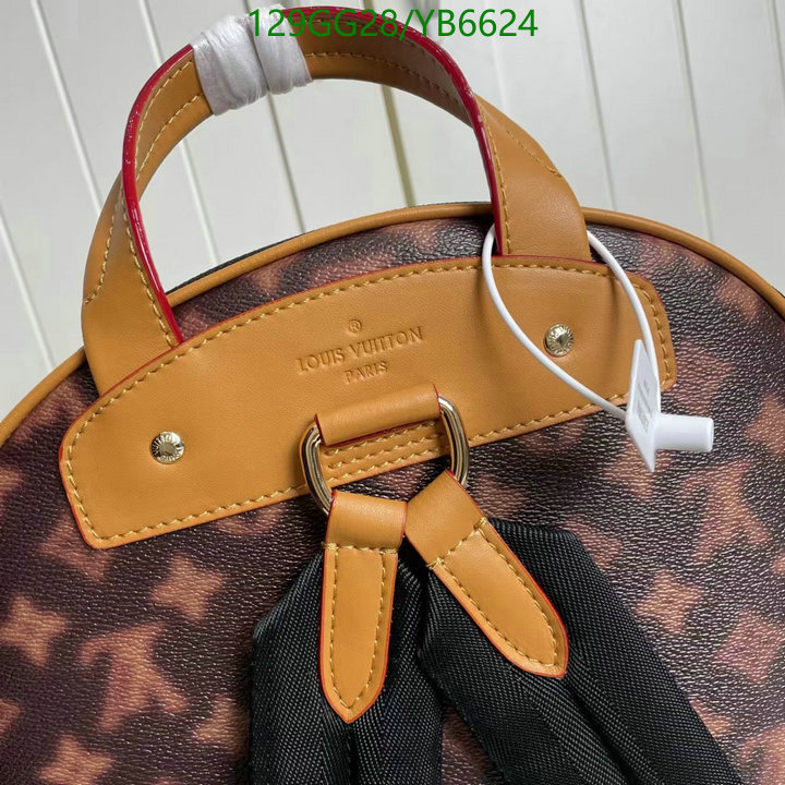 LV Bags-(4A)-Backpack-,Code: YB6624,$ 168USD