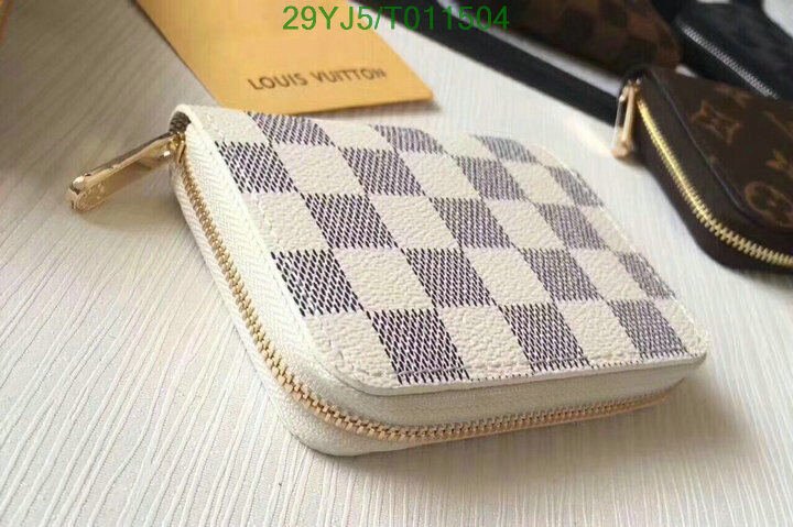 LV Bags-(4A)-Wallet-,Code: T011504,$ 38USD