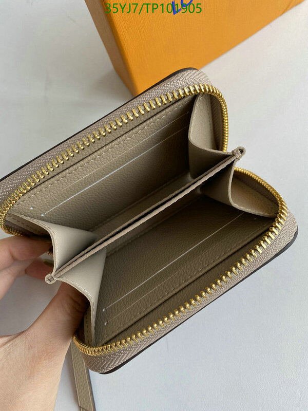LV Bags-(4A)-Wallet-,Code: TP101905,$ 46USD