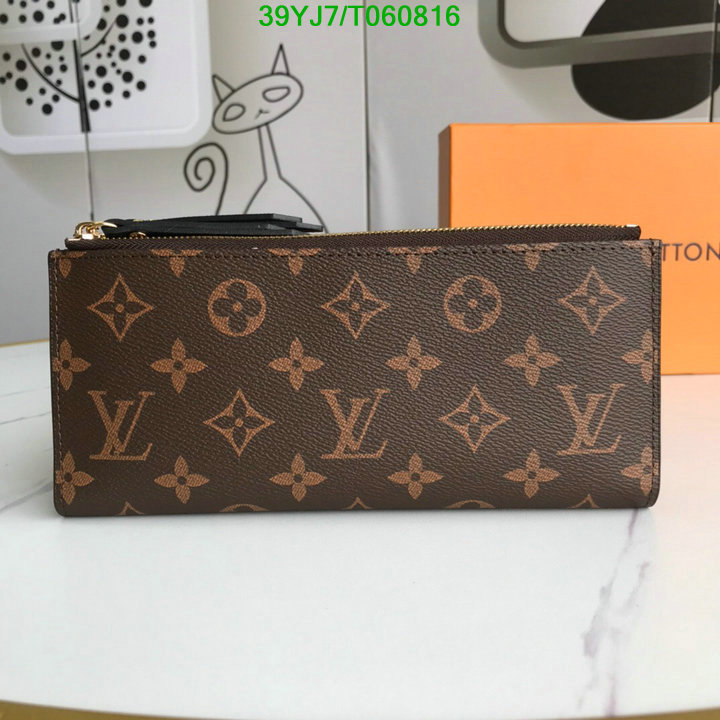 LV Bags-(4A)-Wallet-,Code: T060816,$ 51USD